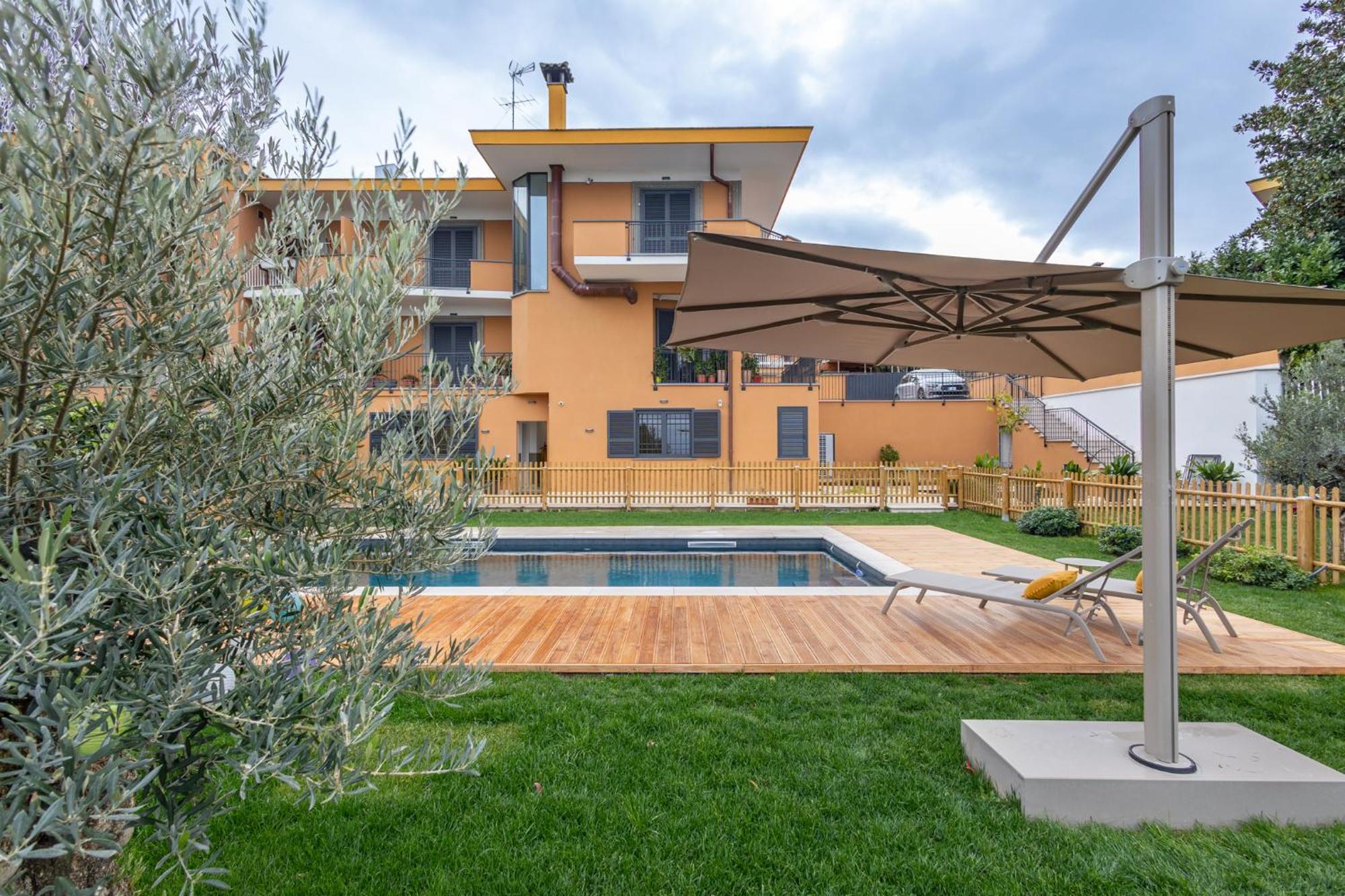 Aura Bed & Breakfast Monte Porzio Catone Bagian luar foto