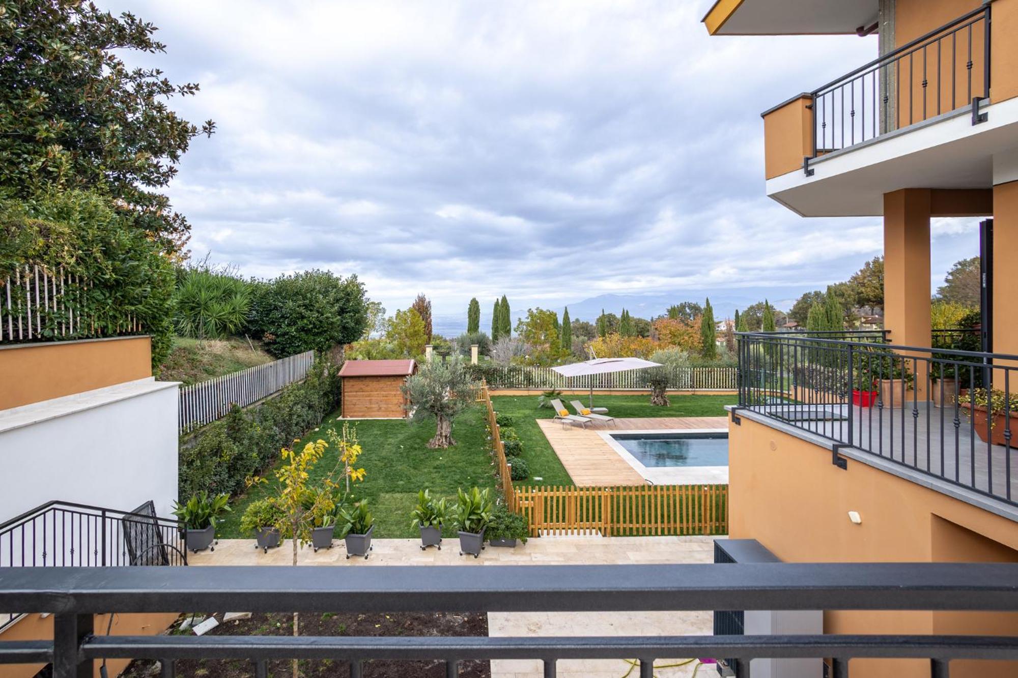 Aura Bed & Breakfast Monte Porzio Catone Bagian luar foto